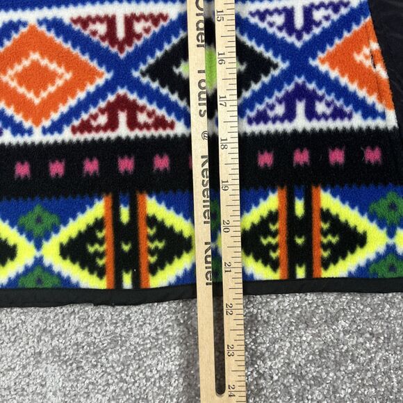 Lauren Ralph Lauren Active Vest Womens Small Aztec Rainbow Fleece Outdoors Color - Picture 11 of 12
